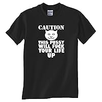 Caution CAT - Black T Shirt