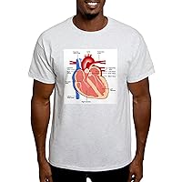 CafePress Human Heart Anatomy Light T Shirt Cotton T-Shirt