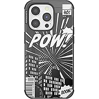 PopSockets iPhone 15 Pro Case with Round Phone Grip Compatible with MagSafe, Phone Case for iPhone 15 Pro, Wireless Charging Compatible, Spiderman - Comic Book