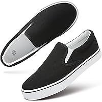 Women's Slip on Shoes Canvas Sneakers Loafers Non Slip Shoes Low Top Casual Shoes