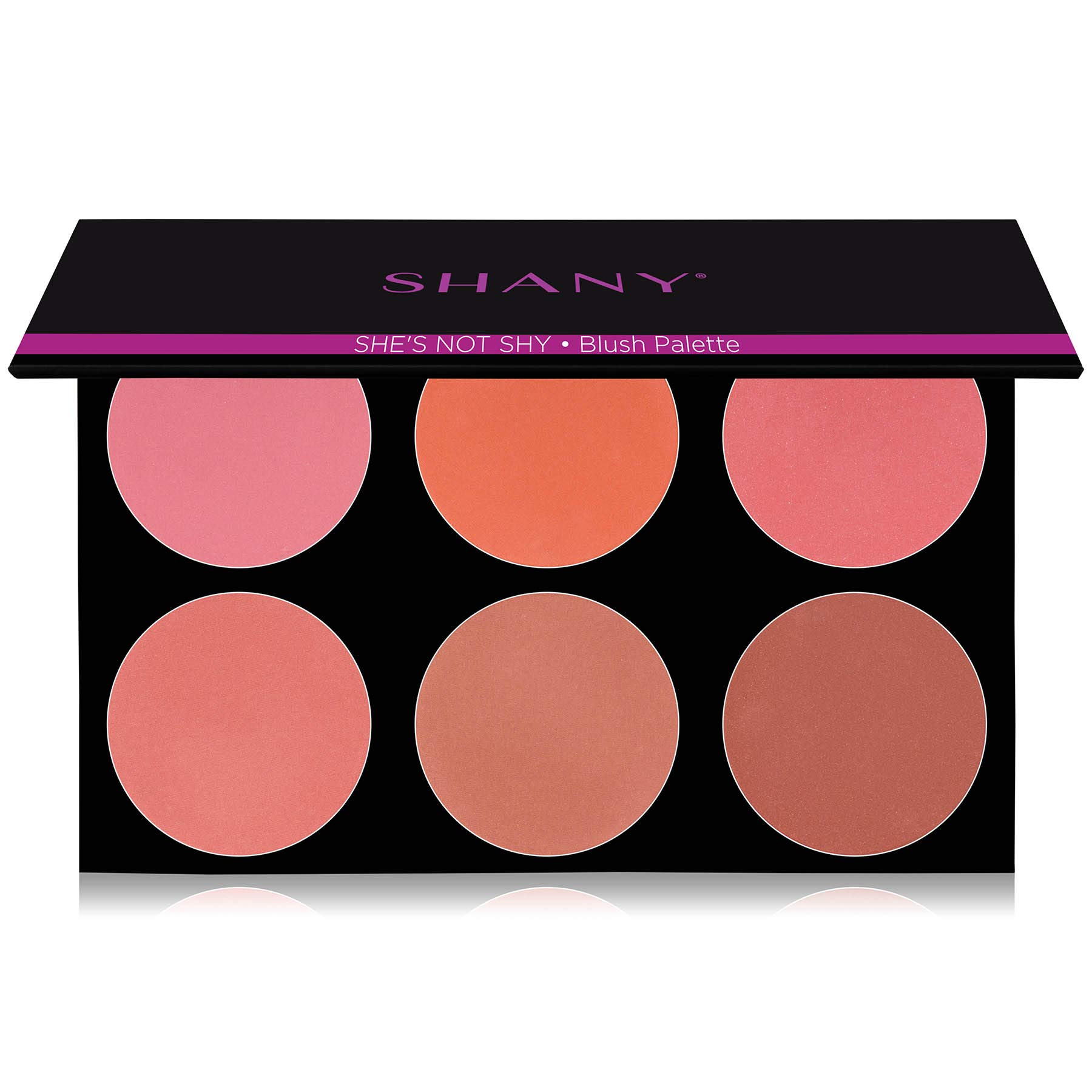 SHANY Masterpiece 6 Colors Large Blush Palette/Refill - SHE'S NOT SHY