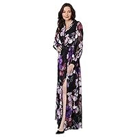 Adrianna Papell Women's Printed Shirt Dress Gown