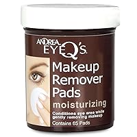 Eye Q's Eye Make Up Remover, Eye Q's Moisturizing, 65 pads