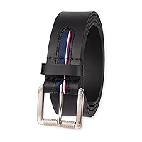 Tommy Hilfiger Men's Big and Tall Casual Roller Buckle Belt