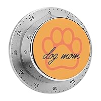 Dog Mom Kitchen Timer Countdown Cooking Timer Reminder Wind Up Timer for Home Study