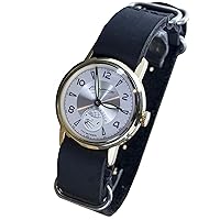 Pobeda Sputnik Mens Wrist Watch Soviet Watch Custom Chistopol USSR Rare Gift (Black Strap)