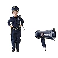 Dress Up America Deluxe Police Costume with Megaphone