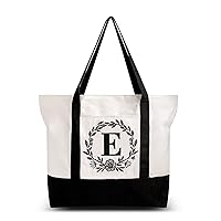 BeeGreen Birthday Gifts for Women 13oz Canvas Tote Bag For Women Who Have Everything Embroidery Tote Bag For Women Mom
