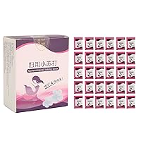 FILFEEL 30pcs Gynecological Baking Soda, Feminine Vaginal Rinse Wash Powder, Mild Itch Relief Powder