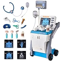 Doctor Kit for Toddlers 3-5, Toy Doctor Kit for Kids, 35 Pcs Kids Doctor Playset, Kids Doctor Kit with Sound, Pretend Medical Station Set for Kids Boys Girls Role Play