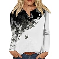 T Shirts for Women Loose Fit, Sparkly Tops for Women Fall Tee Shirts 2023 Autumn New Womens' Fashion Quarter Sleeve Shirts for Women Colorblock Shirt Womens Oversized Coffee Work (Black-2,XX-Large)