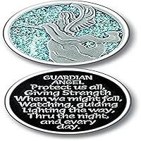 Cathedral Art (Abbey & CA Gift Guardian Angel Companion Coin, Silver