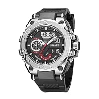 KXAITO Men's Watches Sports Outdoor Waterproof Military Watch Date Multi Function Tactics LED Alarm Stopwatch