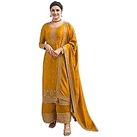 Indian Beautiful Designer Ready to Wear Heavy Worked Salwar Kameez Palazzo Suits