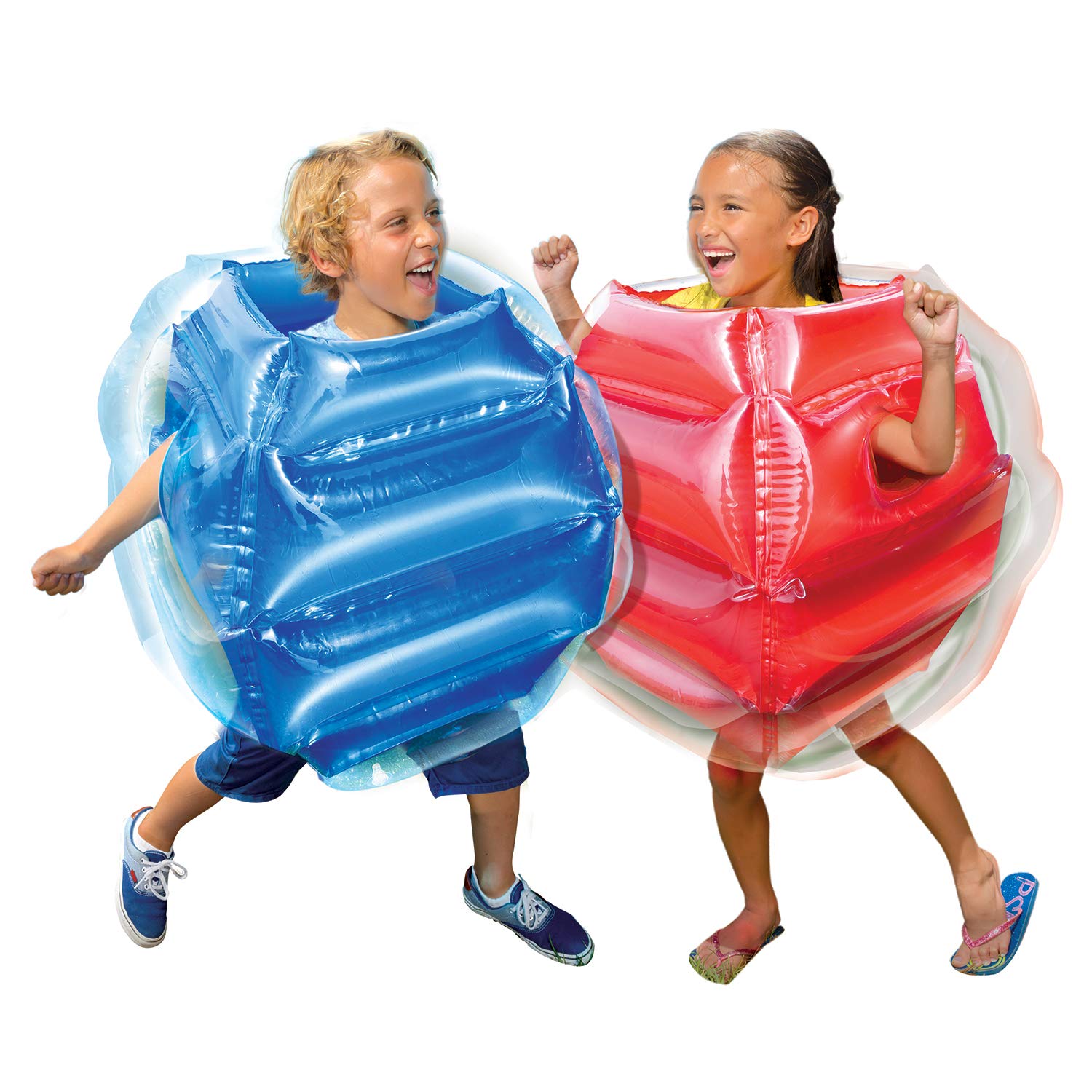 BANZAI Bump N Bounce Body Bumpers (Includes Two / 2) Body Belly Bumper Suit Spring Summer Inflatable Air Backyard Toy