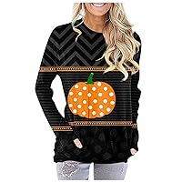 Womens Tops Long Sleeve Fall Casual T Shirts Basic Sweatshirt Oversized Pullover Printed Graphic Loose Fit Tops