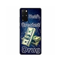 Freethinker, World’s Greatest Design, Samsung S20 Plus Soft Black TPU case, Slim Fit, Shock Proof, Non Slip, with Money, Wall Street, Wealth, Funny, Wolf of Wall Street Theme