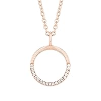 s.Oliver Women's Necklace with Pendant 925 Sterling Silver with Synthetic Zirconia Silver Comes in Jewellery Gift Box