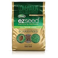 Scotts EZ Seed Patch and Repair Tall Fescue Lawns - 40 lb., Combination Mulch, Seed, and Fertilizer Mix That Includes Tackifier, Repairs Bare Spots, Covers up to 890 sq. ft.