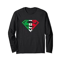 Superman Mexican Shield Long Sleeve T-Shirt