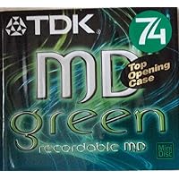 TDK Minidisc Green 74 MIN