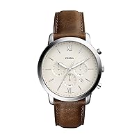 Fossil Neutra Men's Chronograph Watch with Stainless Steel Bracelet or Genuine Leather Band