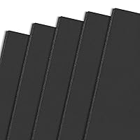 MBC Mat Board Center, Foam Core Board 16x20, Black Foam Boards, Pack of 10, 3/16