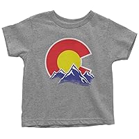 Threadrock Kids Colorado Mountain Toddler T-Shirt
