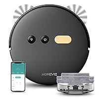 2-in-1 Robot Vacuum and Mop Combo - 8000Pa Super Suction Robot Vacuum Cleaner with Air Aromatherapy, APP & Alexa Control, Self-Charging, Maps Multiple Floors, Ideal for Pet Hair/Carpets/Hard Floors