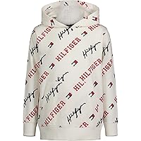 Tommy Hilfiger Boys' Long Sleeve Fleece Pull-Over Hoodie