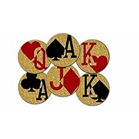 Gamblers Charms Cork Coaster Set