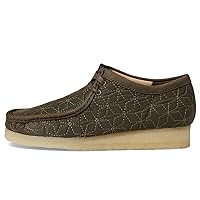 Clarks Wallabee Olive Combi 9.5 D (M)