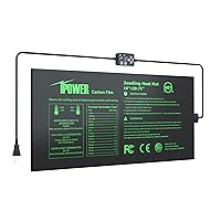 iPower Seedling Mat for Plants with Dual Digital Temperature Controller, MET Certified Heating Pad, 10