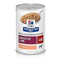 Hill's Prescription Diet i/d Digestive Care with Turkey Canned Dog Food, Veterinary Diet, 13 Oz, (Pack of 12) Wet Food
