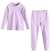 Toddler Thermal Underwear Set Girls Boys Long Johns Kids Pajamas Pjs, 3-7 Years