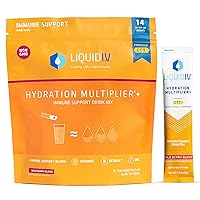 Liquid I.V. Hydration Multiplier + Immune Support - Wild Berry Blend - Hydration Powder Packets | Contains Vitamin C, B3, B5, B6, B12, Zinc, & BetaVia | Gluten-Free, Dairy-Free & Soy-Free - 14 Sticks