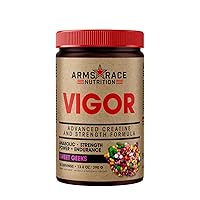 Arms Race Nutrition Vigor Creatine & Strength Formula - Sweet Geeks - 13.8 oz.