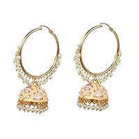 Traditional Amazing Style Gold Plated Indian Earrings Partywera Jewellery