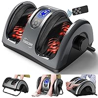 TISSCARE Shiatsu Foot Massager with Heat-Foot Massager Machine for Neuropathy, Plantar Fasciitis and Pain Relief-Massage Foot, Leg, Calf, Ankle with Deep Kneading Heat Therapy, Gift for Mother