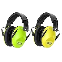 Dr.meter Hearing Protection Ear Muffs, Green+Yellow