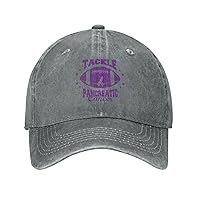 Tackle Pancreatic Cancer Sun Hat Unisex-Adult Breathable Baseball Cap Adjustable Trucker Hat Classic Twill Plain Hat