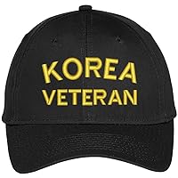 Trendy Apparel Shop Korea Veteran Embroidered Military Baseball Cap