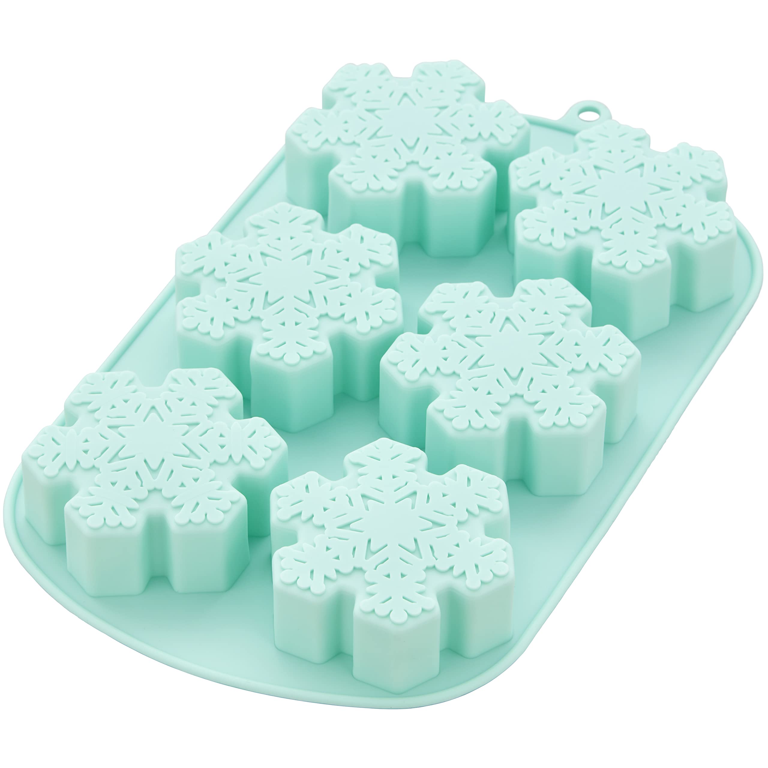 Wilton Winter Snowflake Silicone Baking and Candy Mold, 6-Cavity
