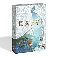 Karvi Board Game - Viking Saga of Raiding and Trading! Epic Adventure Game, Strategy Game for Kids & Adults, Ages 12+, 2-4 Players, 120 Min Playtime, Made by Hans im Glück