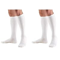 Truform Medical Compression Socks for Men and Women, 8-15 mmHg Knee High Over Calf Length