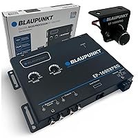 Blaupunkt EP1600X-PRO Bass Processor - Digital Sound Restoration, Maximizer and Reproducer - Car Audio Booster (Black)