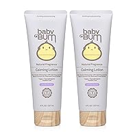 Baby Bum Calming Lotion | Moisturizing Baby Body Lotion for Sensitive Skin with Shea and Cocoa Butter| Lavender Coconut Fragrance| Gluten Free and Vegan | 8 FL OZ | 2 Pack