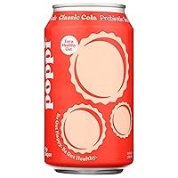 Poppi Prebiotic Soda, Classic Cola, For A Healthy Gut, 12 Oz (Pack of 12)