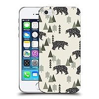 Head Case Designs Officially Licensed Andrea Lauren Design Geometric Bears Animals Soft Gel Case Compatible with Apple iPhone 5 / iPhone 5s / iPhone SE 2016
