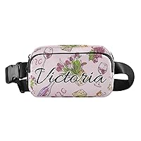 Custom Grapes Wine Fanny Packs for Women Men Personalized Belt Bag with Adjustable Strap Customized Fashion Waist Packs Crossbody Bag Waist Pouch for Hiking Cycling